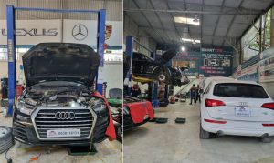 sửa chữa xe audi tại long biên